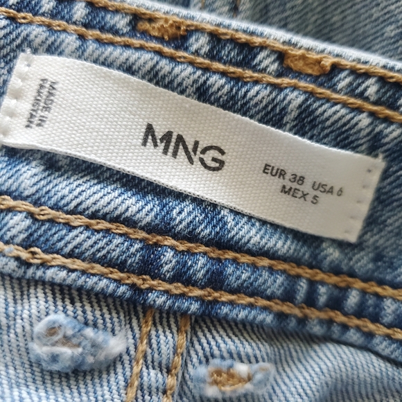 Mango MNG Women's Catherine High Rise Wide Leg Jean - Picture 10 of 16